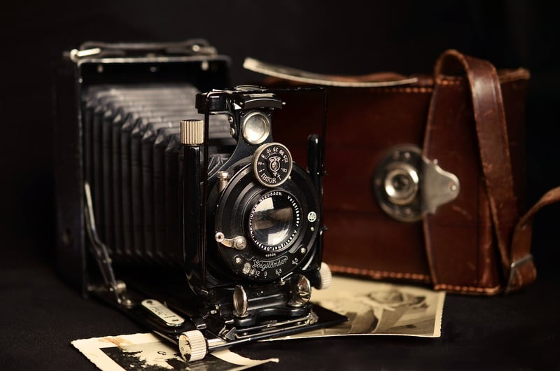 Vintage Camera Lamp